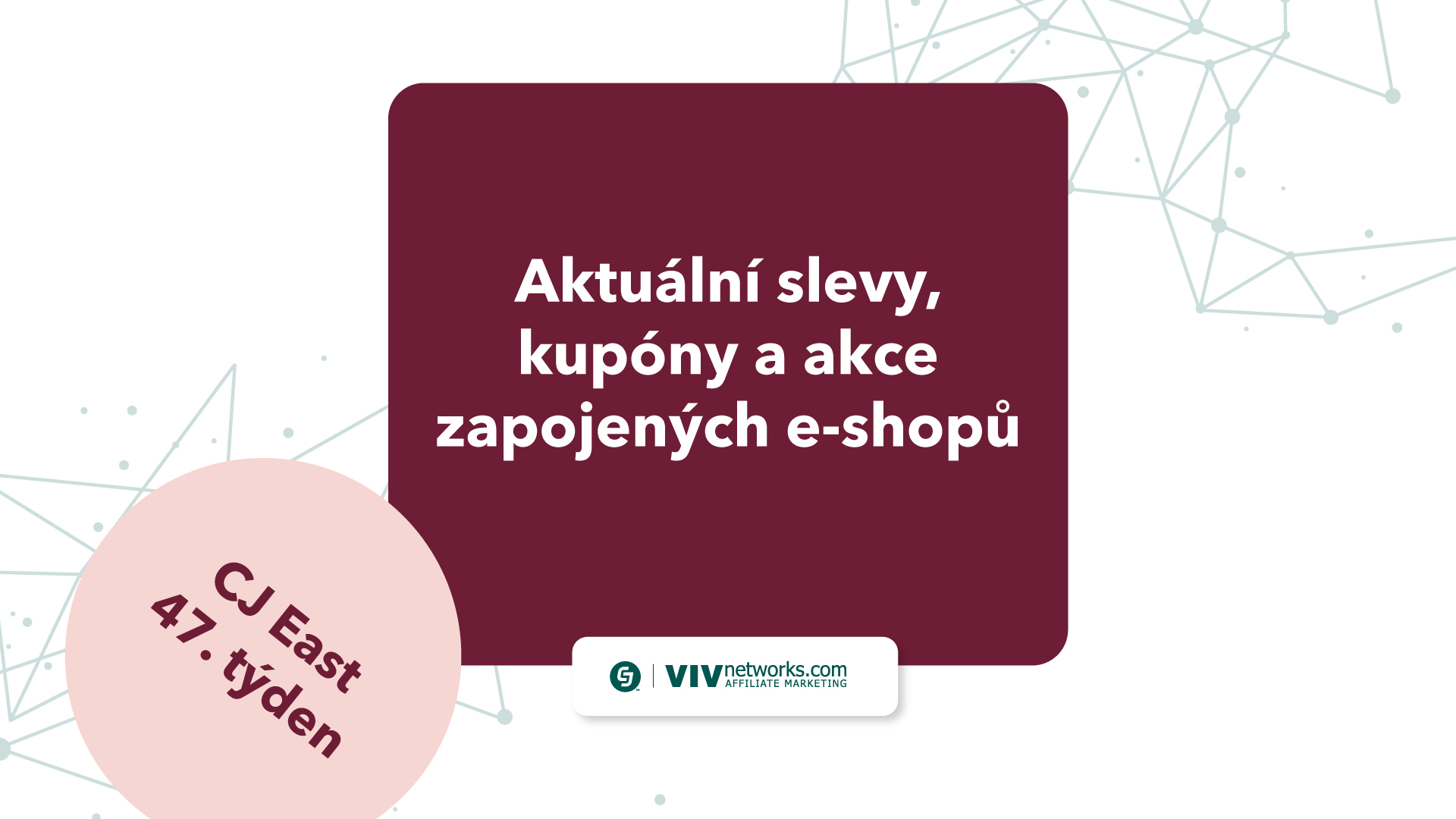 47.týden-Aktuální slevy, kupóny a akce zapojených e-shopů